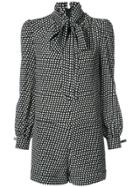Philosophy Di Lorenzo Serafini Star Print Playsuit - Black