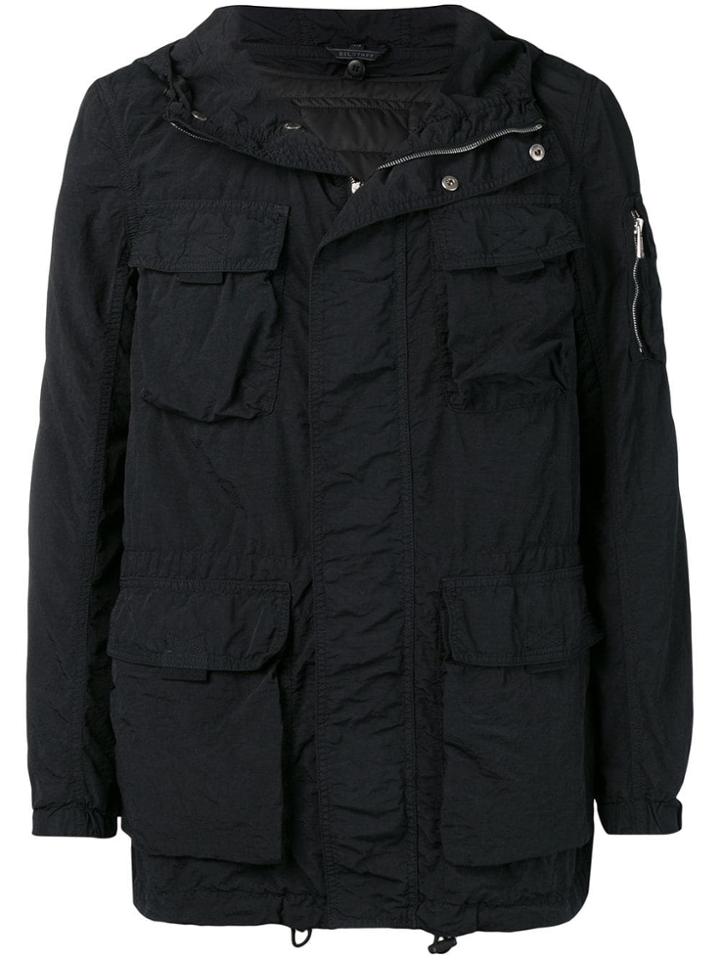 Belstaff Hooded Cargo Jacket - Black