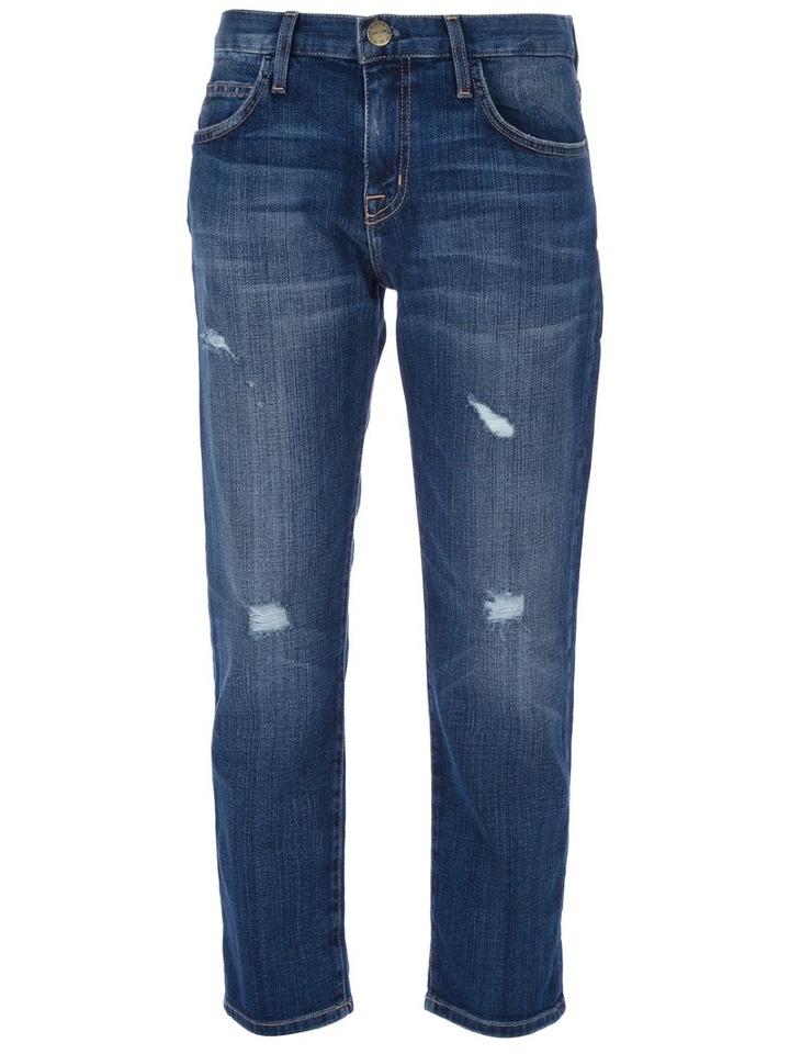 Current/elliott 'the Boyfriend' Jean, Women's, Size: 27, Blue, Cotton/polyester/spandex/elastane