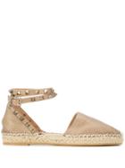 Valentino Valentino Garavani Rockstud Espadrilles - Metallic