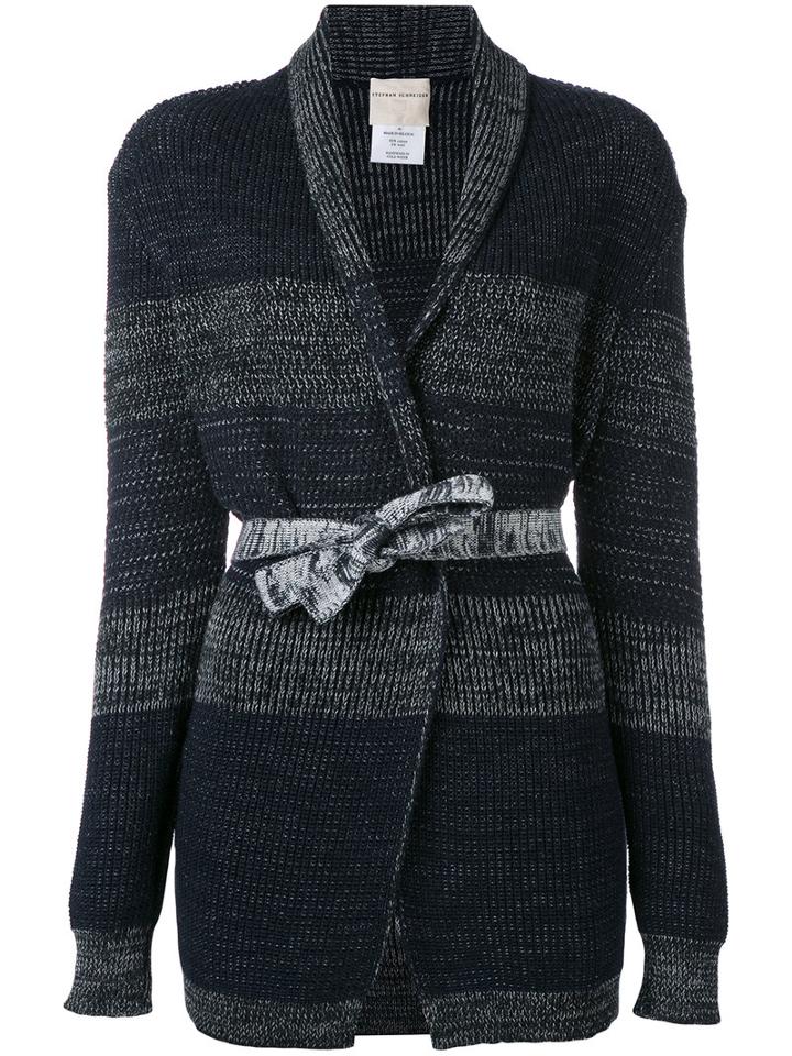 Stephan Schneider - Cry Cardigan - Women - Cotton/wool - S, Blue, Cotton/wool