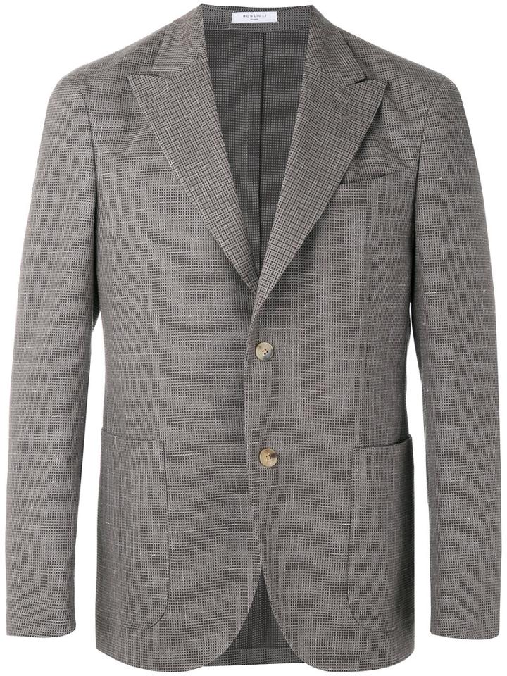 Boglioli - Two-button Blazer - Men - Silk/linen/flax/acetate/wool - 48, Grey, Silk/linen/flax/acetate/wool