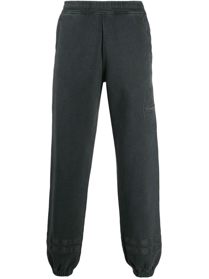 Stone Island Elasticated Waist Trousers - Blue