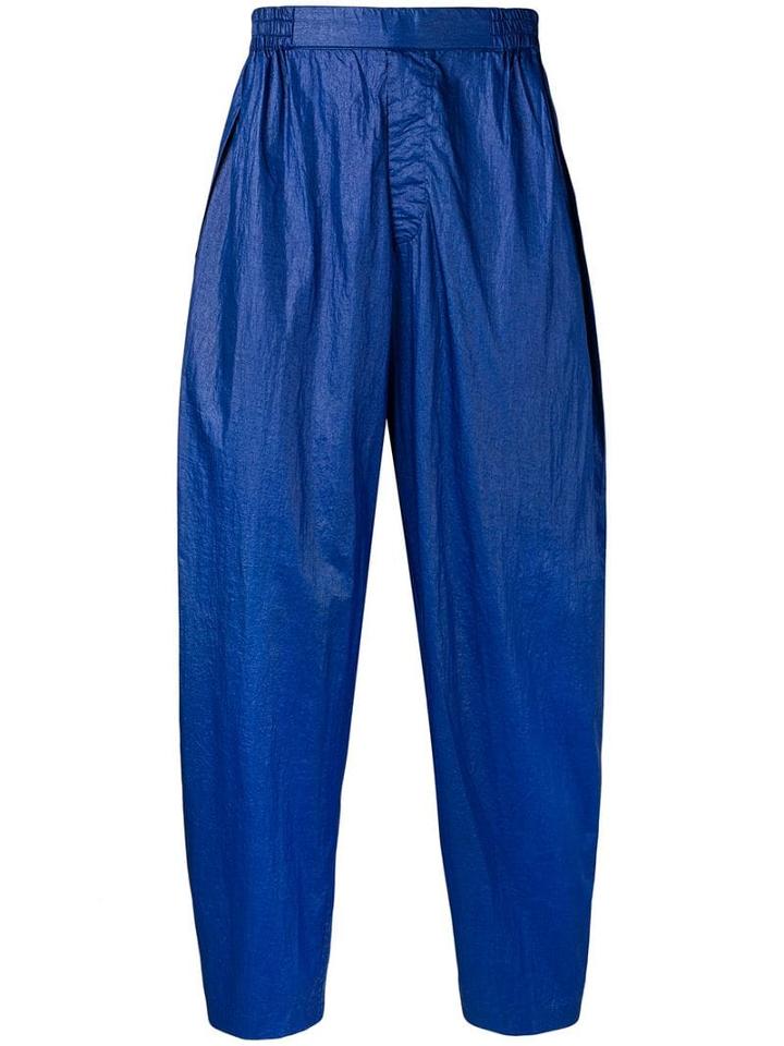 Issey Miyake Pre-owned 1980's Water Resistant Trousers - Blue