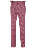 Reinaldo Lourenço Printed Straight Trousers - Red