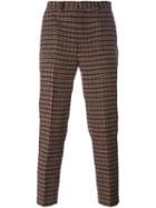 Msgm Houndstooth Check Trousers