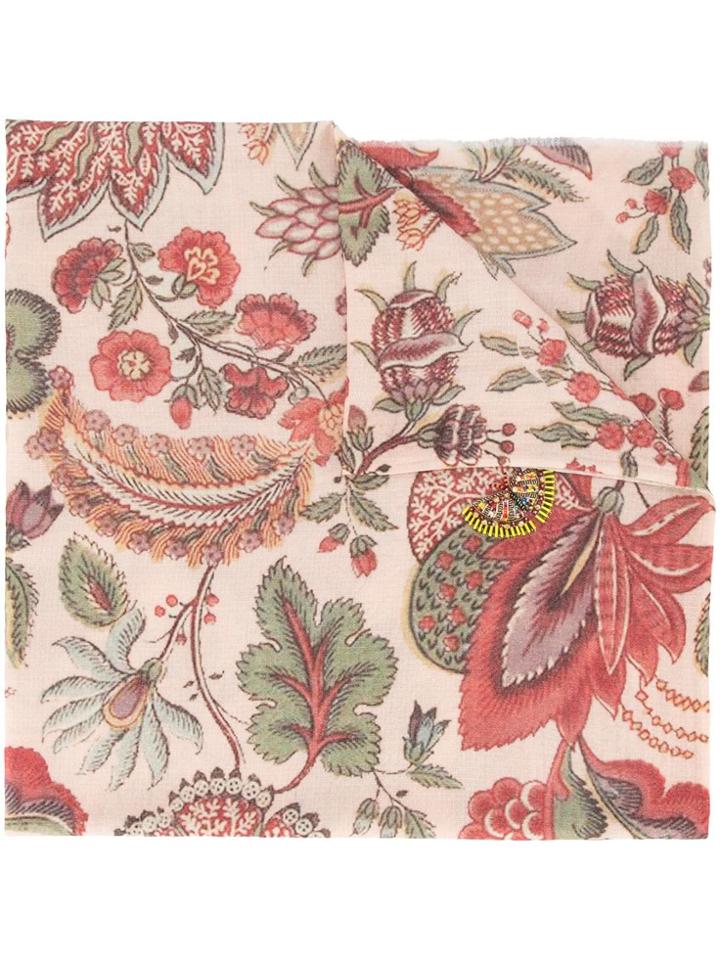 Janavi Paisley Print Scarf - Multicolour