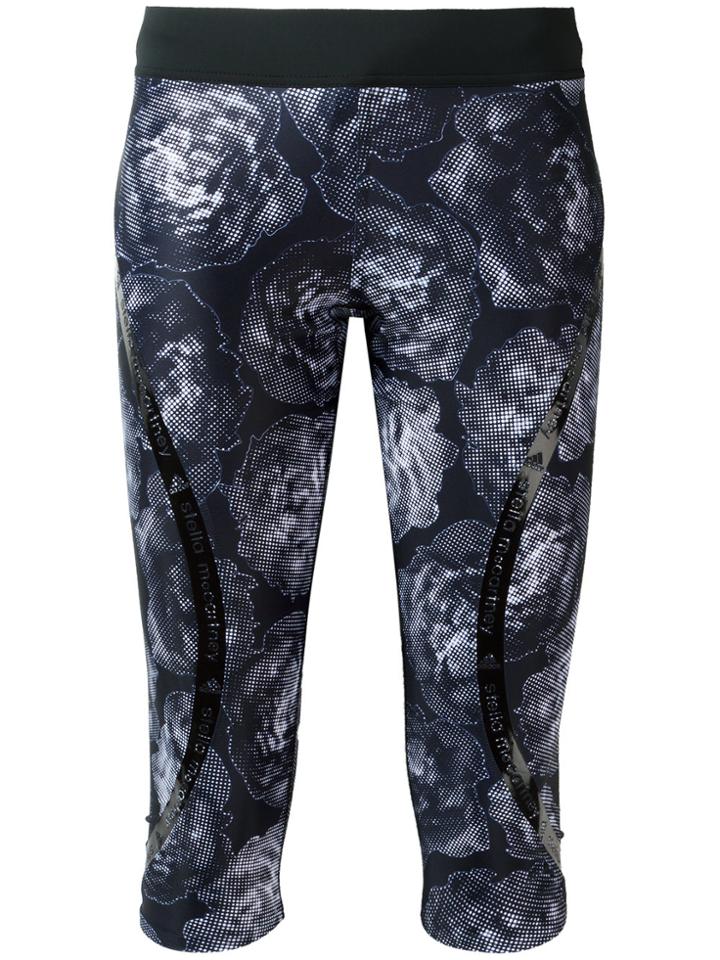 Adidas By Stella Mccartney Run Three-quarter Tights - Black