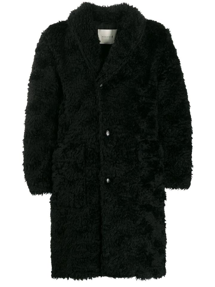 Mackintosh Perth Black Mohair Fur Coat Gm-1018f