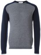 Salvatore Ferragamo Contrast Sleeves Jumper, Men's, Size: Xl, Grey, Virgin Wool