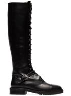 Tabitha Simmons Alfri 20 Leather Knee High Boots - Black