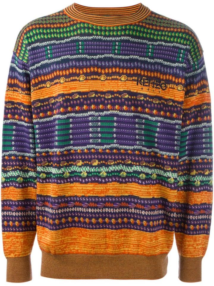 Kenzo Vintage Fair Isle Knit Jumper