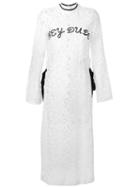 Steve J & Yoni P Hey Dude Lace Maxi Dress, Women's, Size: Small, White, Cotton/nylon/acrylic/wool
