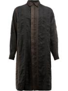 Uma Wang Button Up Coat, Size: Large, Blue, Linen/flax/polyester