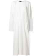 Sofie D'hoore Long Sleeve Toga Dress - White