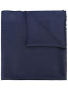 Salvatore Ferragamo - Gancio Print Scarf - Women - Silk/wool - One Size, Blue, Silk/wool