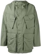 Sempach 'zang' Military Parka, Men's, Size: Small, Green, Cotton/linen/flax
