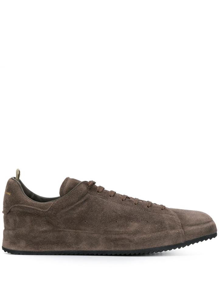 Officine Creative Flat Lace-up Sneakers - Grey