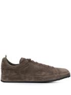 Officine Creative Flat Lace-up Sneakers - Grey