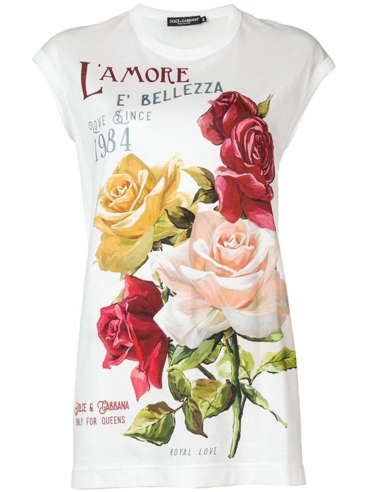 Dolce & Gabbana L'amore T-shirt - White