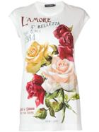 Dolce & Gabbana L'amore T-shirt - White