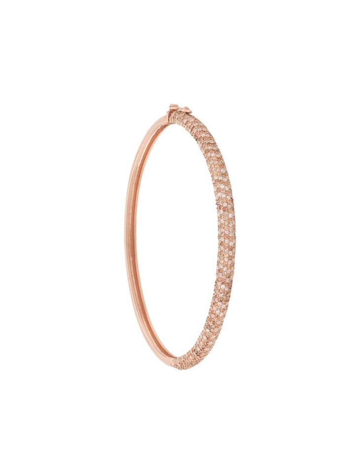 Maha Lozi Free Encrusted Bracelet - Gold