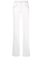 Giambattista Valli Studded Flare Trousers - White