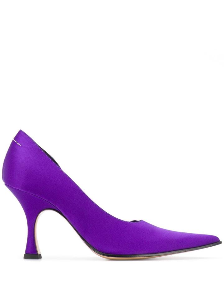 Mm6 Maison Margiela D'orsay Pumps - Purple