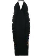 Capucci Pleated Ruffle Dress - Black