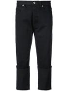 Loewe Cropped Jeans - Black