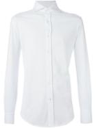 Brunello Cucinelli Spread Collar Shirt, Men's, Size: Xl, White, Cotton
