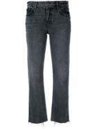 Grlfrnd Cropped Tatum Jeans - Grey