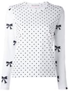Comme Des Garçons Girl Polka Dots Print T-shirt