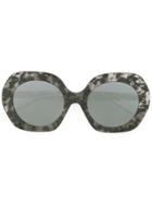 Thom Browne Eyewear Oversized Sunglasses - Grey