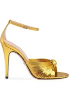 Gucci Metallic 105 Sandals - Gold