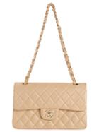 Chanel Vintage Small Double Flap Bag, Women's, Nude/neutrals