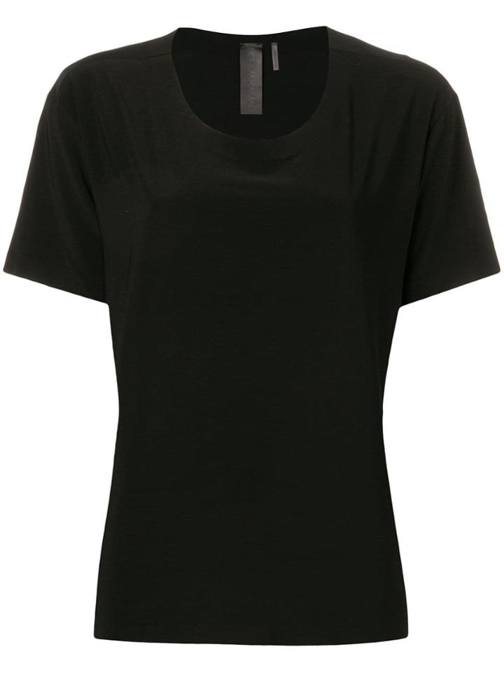 Norma Kamali Scoop Neck T-shirt - Black