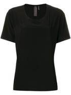 Norma Kamali Scoop Neck T-shirt - Black