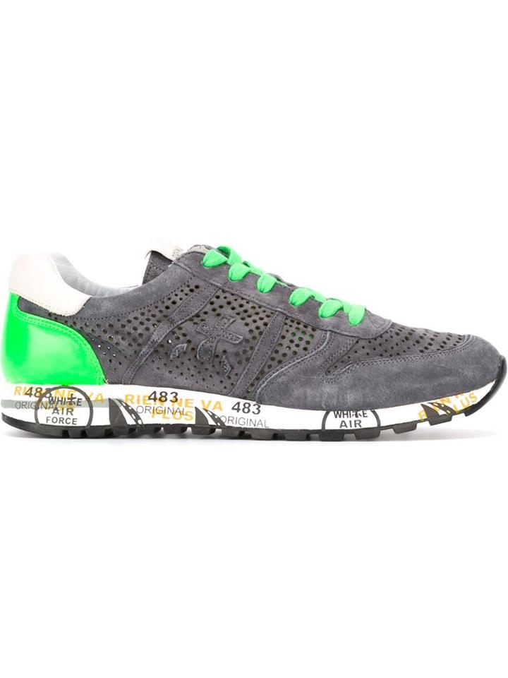 Premiata Sky Sneakers, Men's, Size: 43, Grey, Rubber/suede/leather