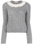Philosophy Di Lorenzo Serafini Front Bib Sweater - Grey