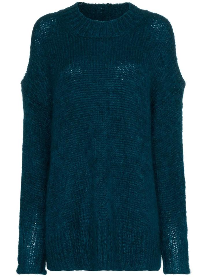 Isabel Marant Idol Mohair And Wool Mix Jumper - Green