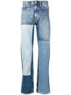 Calvin Klein Jeans Straight Patch Jeans - Blue