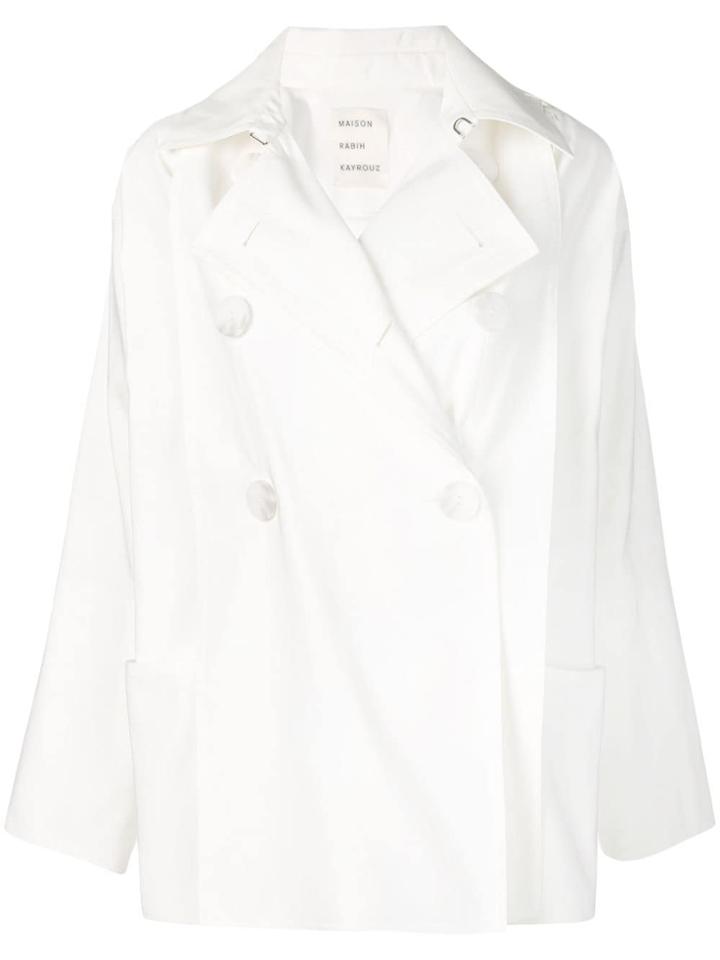 Maison Rabih Kayrouz Double Breasted Jacket - Neutrals