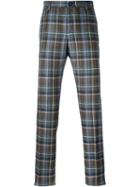 Etro Woven Check Trousers