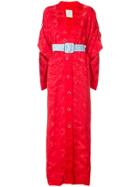 Rosie Assoulin Buttoned Kimono - Red