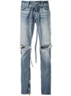 Fear Of God Tie Waist Jeans - Blue