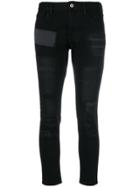 Junya Watanabe Cropped Skinny Jeans - Black