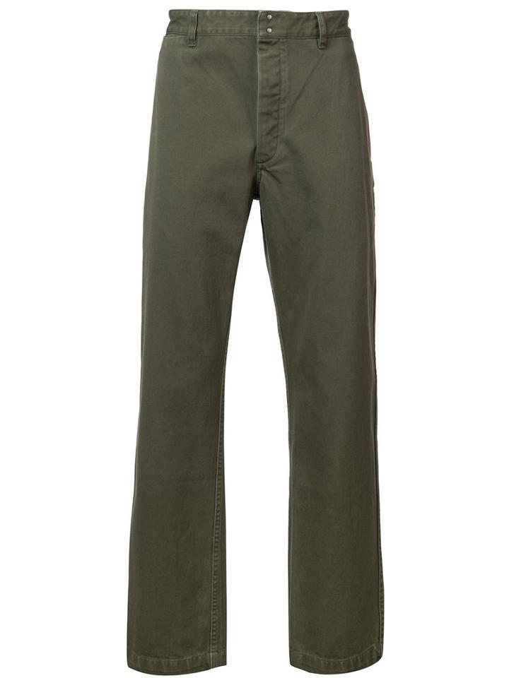 Visvim - Straight Trousers - Men - Cotton - 3, Green, Cotton