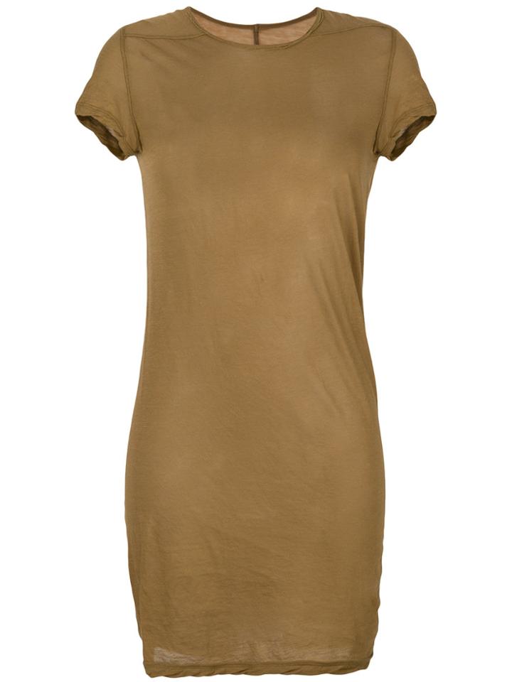 Rick Owens Level Short Sleeves T-shirt - Brown