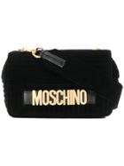 Moschino Quilted Cross Body Bag - Black